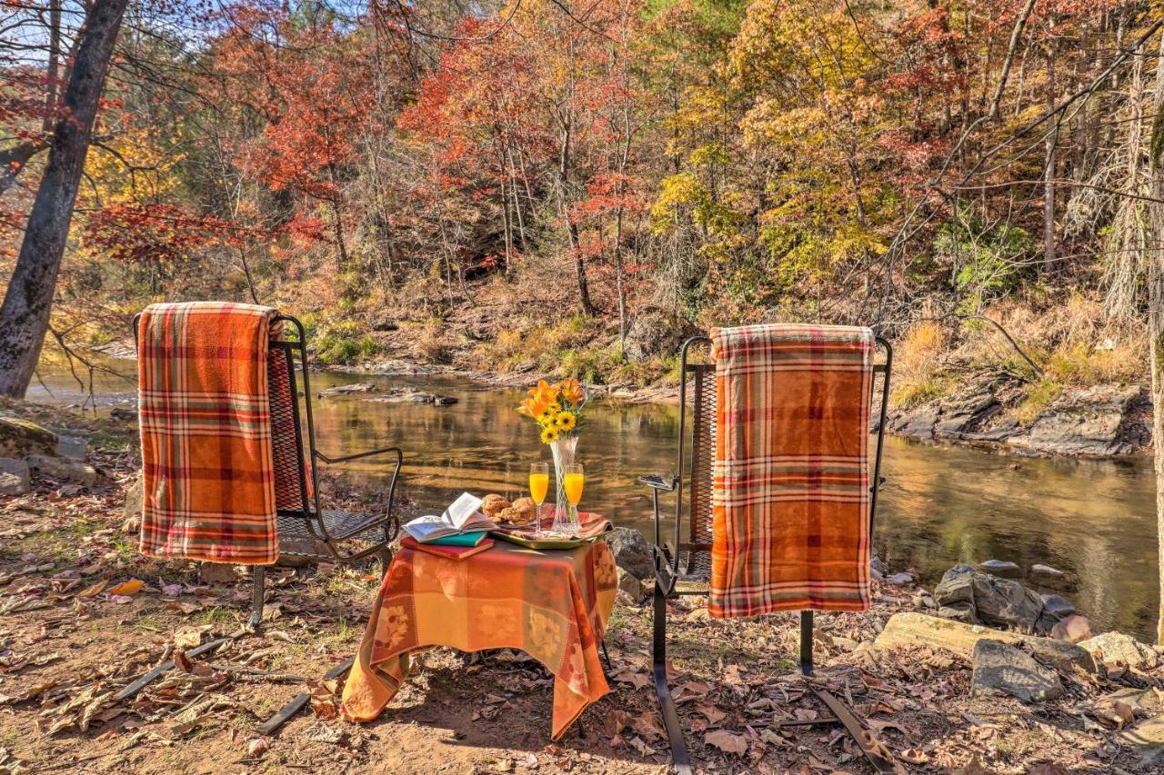Creekside Retreat With Deck, 18 Miles To Wolf Ridge Villa Weaverville Eksteriør billede