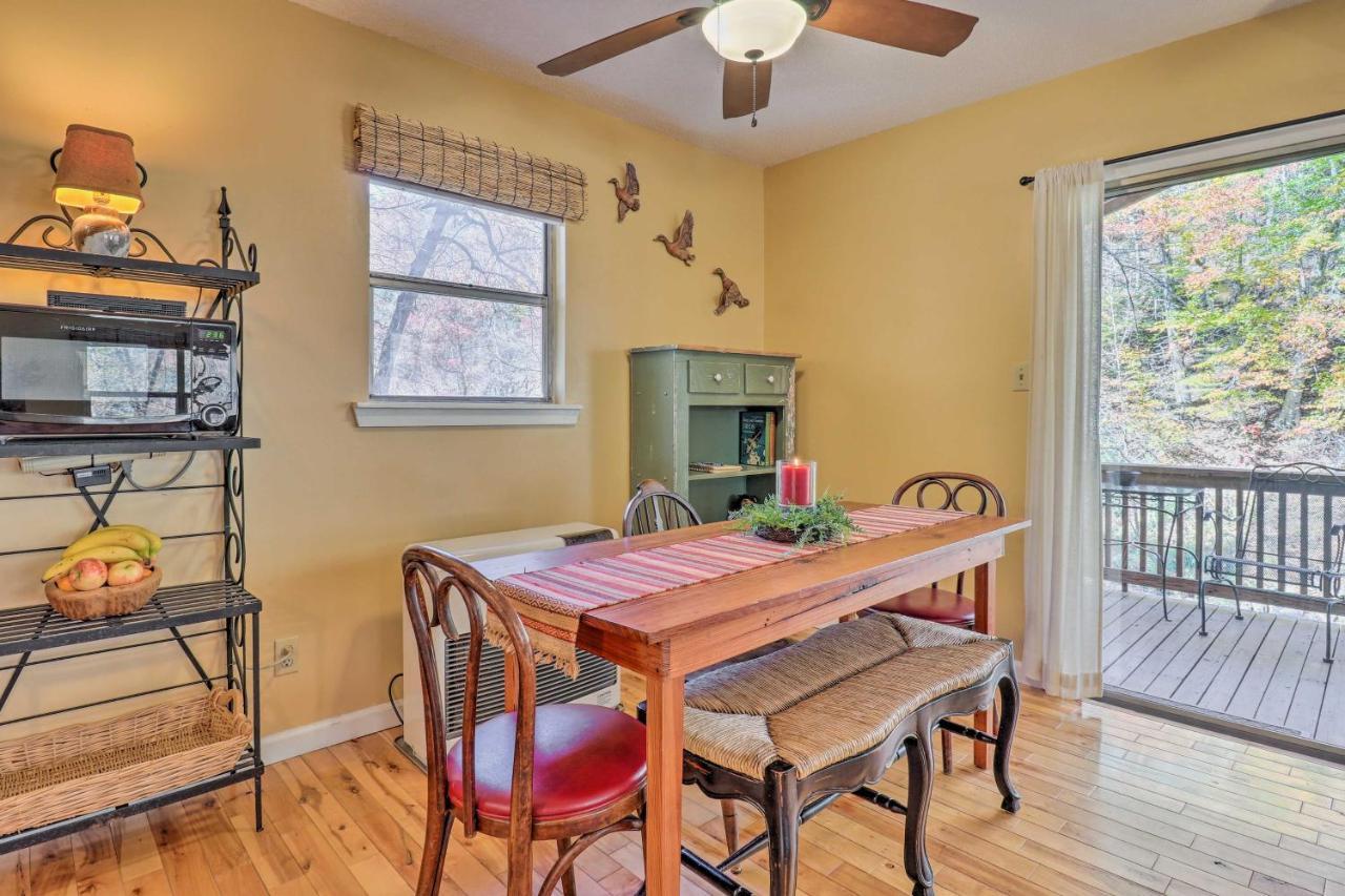 Creekside Retreat With Deck, 18 Miles To Wolf Ridge Villa Weaverville Eksteriør billede