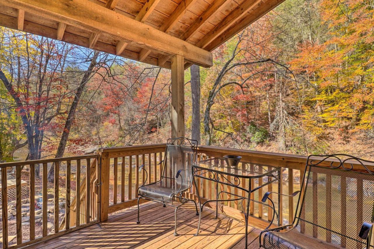 Creekside Retreat With Deck, 18 Miles To Wolf Ridge Villa Weaverville Eksteriør billede