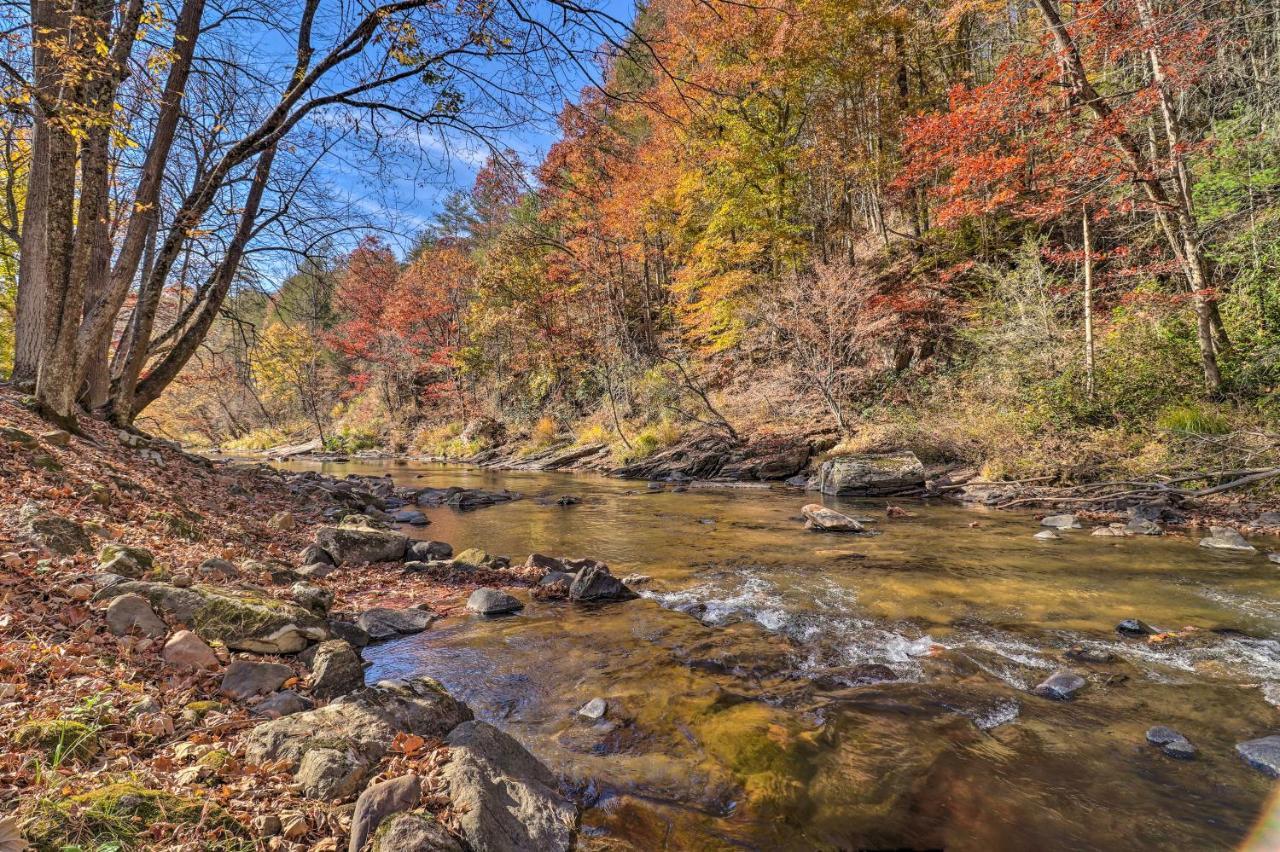 Creekside Retreat With Deck, 18 Miles To Wolf Ridge Villa Weaverville Eksteriør billede